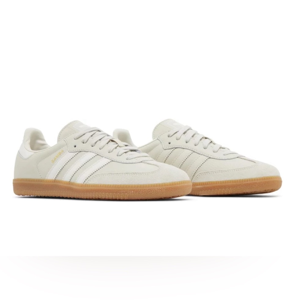 NEW Adidas Samba OG ‘Aluminum Gum’ Athletic Shoes  Size US 7.5 Women